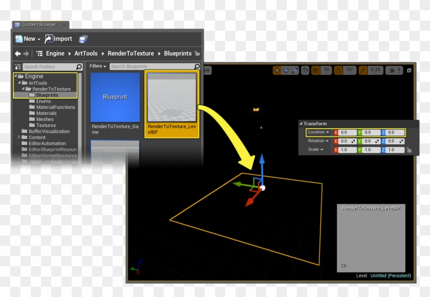Placertt Lbp - Ue4 Camera Render To Texture Clipart #2305469