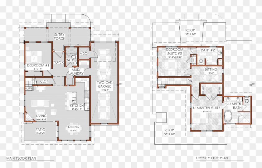 Red Quill Floorplan - Floor Plan Clipart