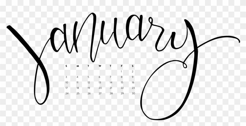 January Png Transparent Picture - January Transparent Clipart