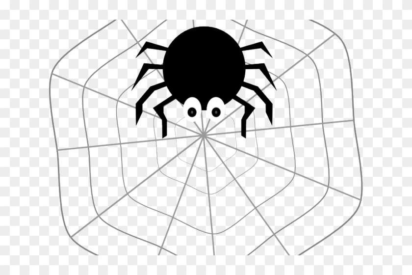 Spider Web Clipart Spier - D Araignée D Halloween - Png Download