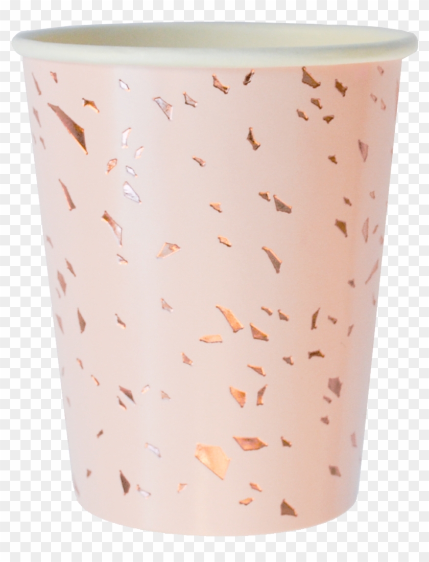 Pale Pink Confetti Paper Cups - Lampshade Clipart