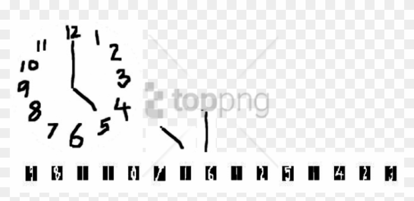 Free Png Clock Face Png Image With Transparent Background - Calligraphy Clipart