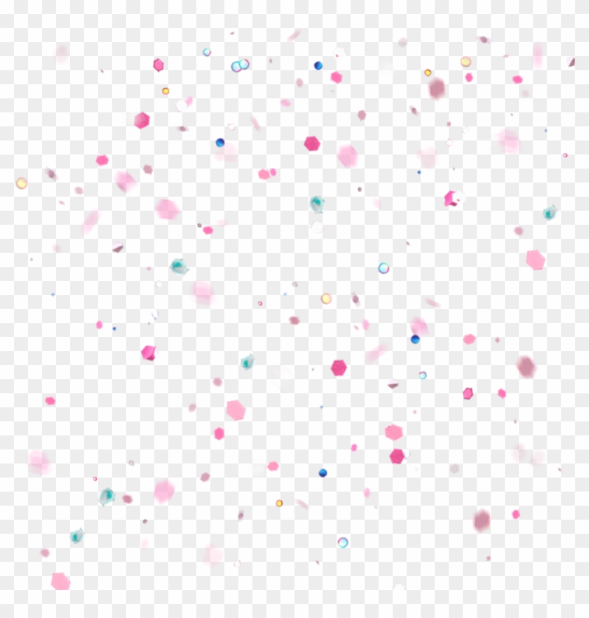Confetti Image - Background Png Tumblr Pink Clipart