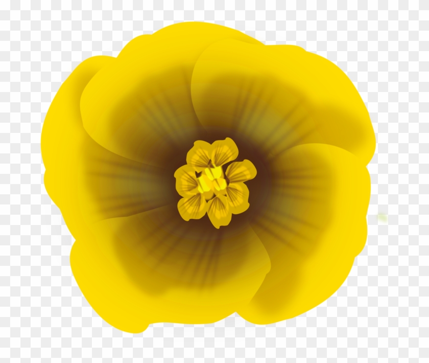 Computer Icons Yellow Flower Drawing Download - Yellow Flowers Png Clipart Transparent Png #2307708