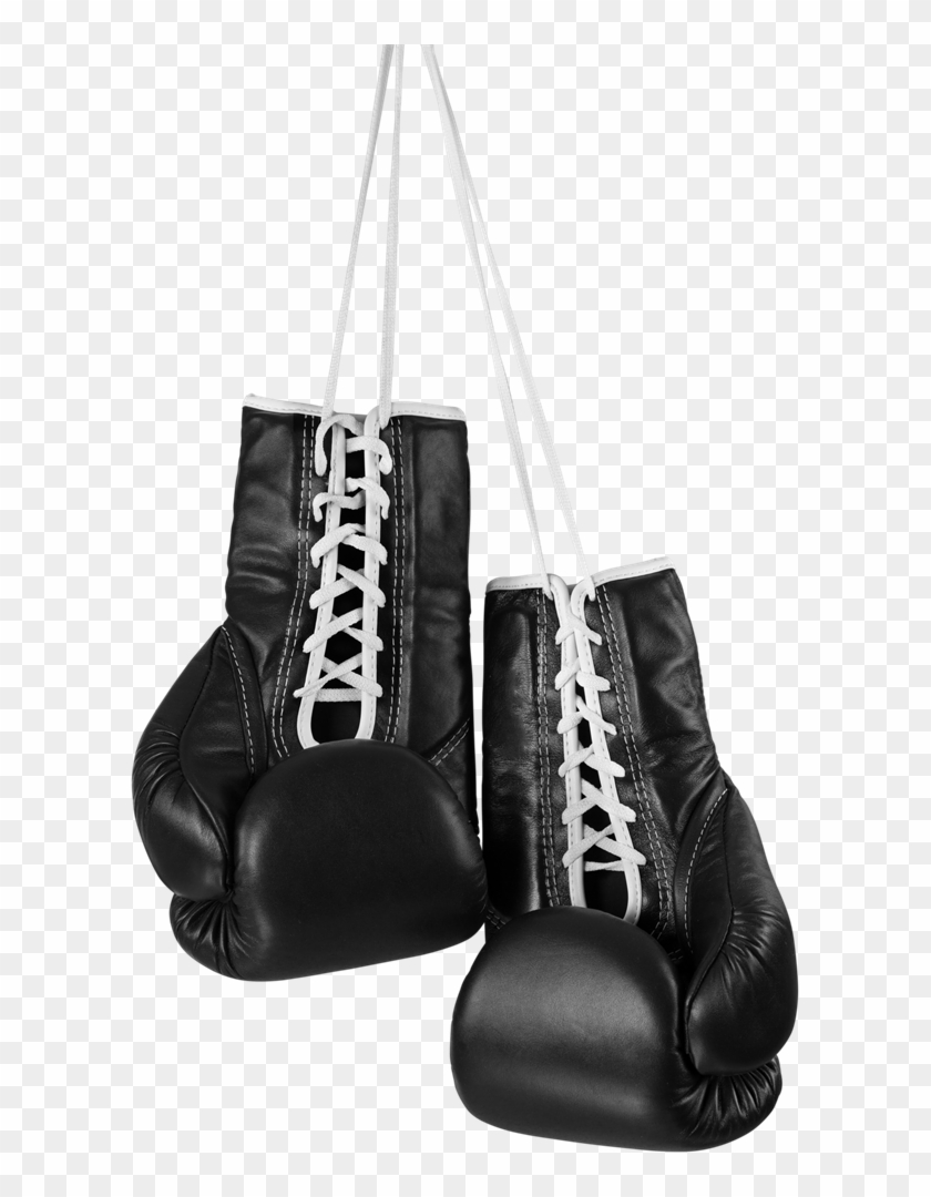 Black Boxing Gloves Hanging Clipart