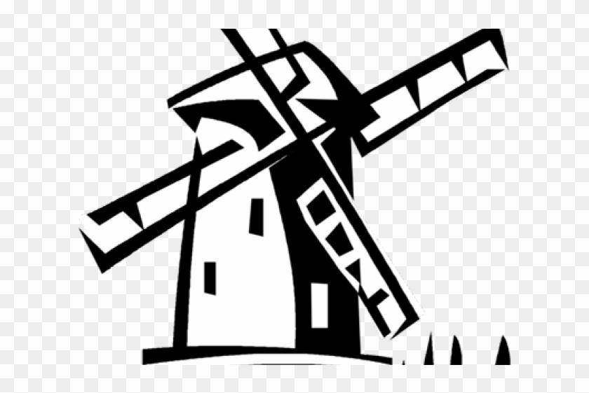 Windmill Clipart Windmill Sketch - Drawings Of Dutch Windmills - Png Download #2307760