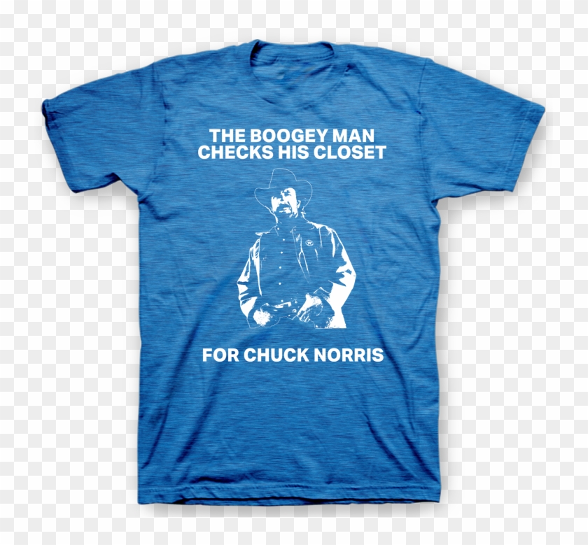 Chuck Norris Sleeps With A Night Light - God Is One T Shirt Clipart #2307880