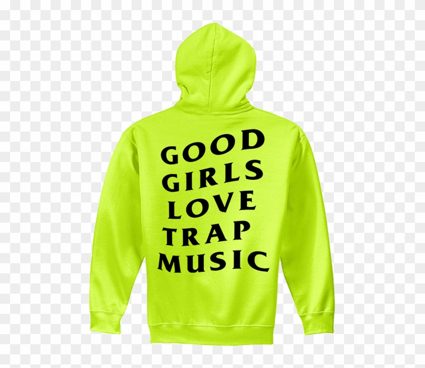 Neon Hoodie With Small Black Logo Front / Big Black - Hoodie Clipart #2308389