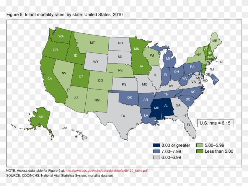 United States Map Png Clipart #2309114