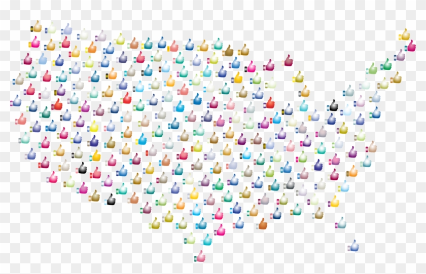 Flag Of The United States Map U Clipart #2309117