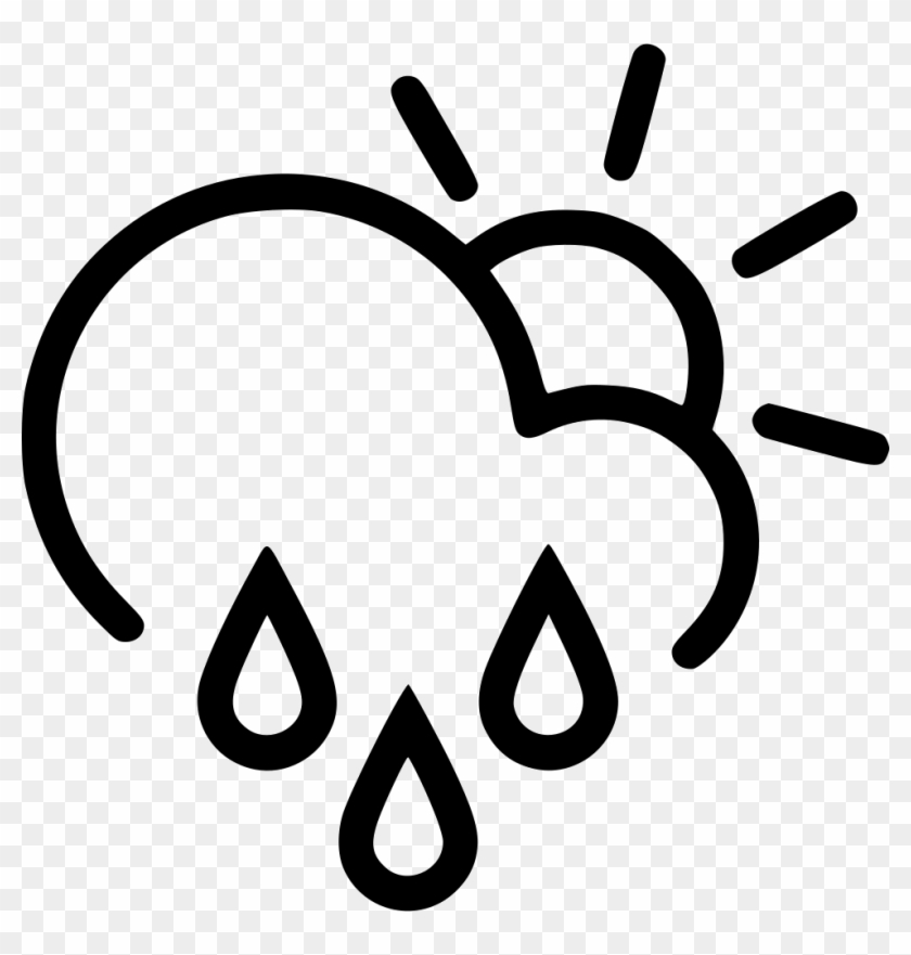 Day Sprinkle Cloud Rain Sun Comments - Cloud Sun Wind Clipart