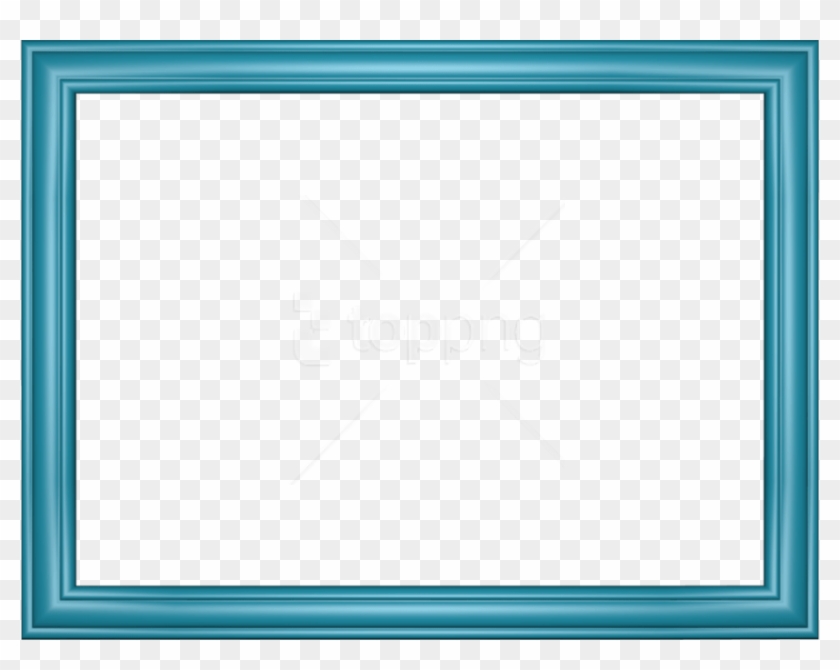 Free Png Blue Border Frame Png Images Transparent - Picture Frame Clipart