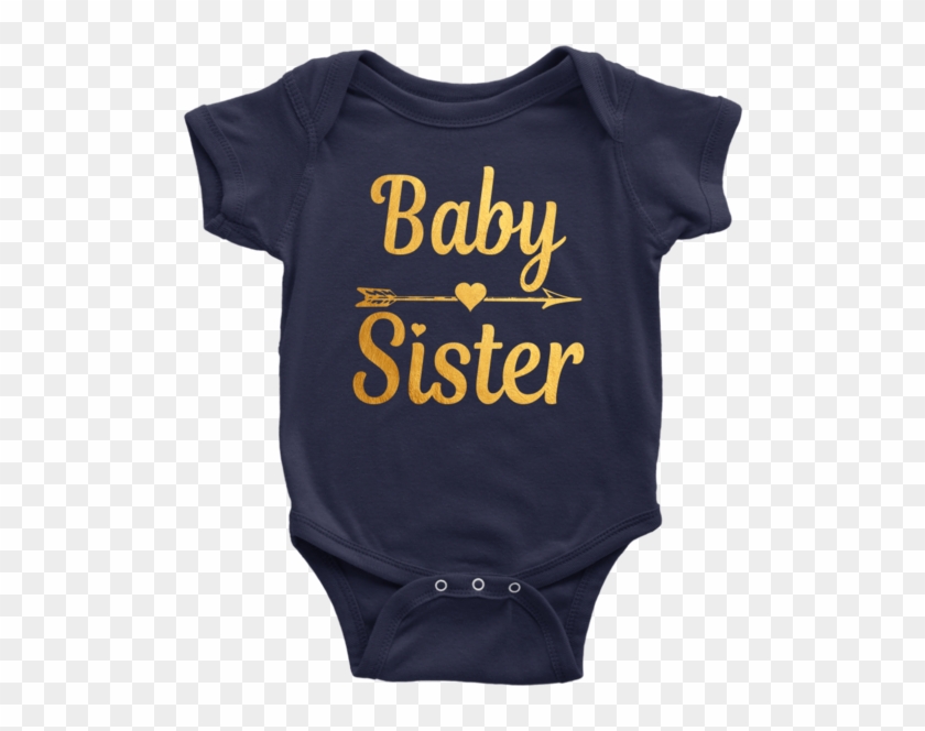 Newborn Baby Shower Baby Sister Gold Arrow Heart Baby - Casual Dress Clipart