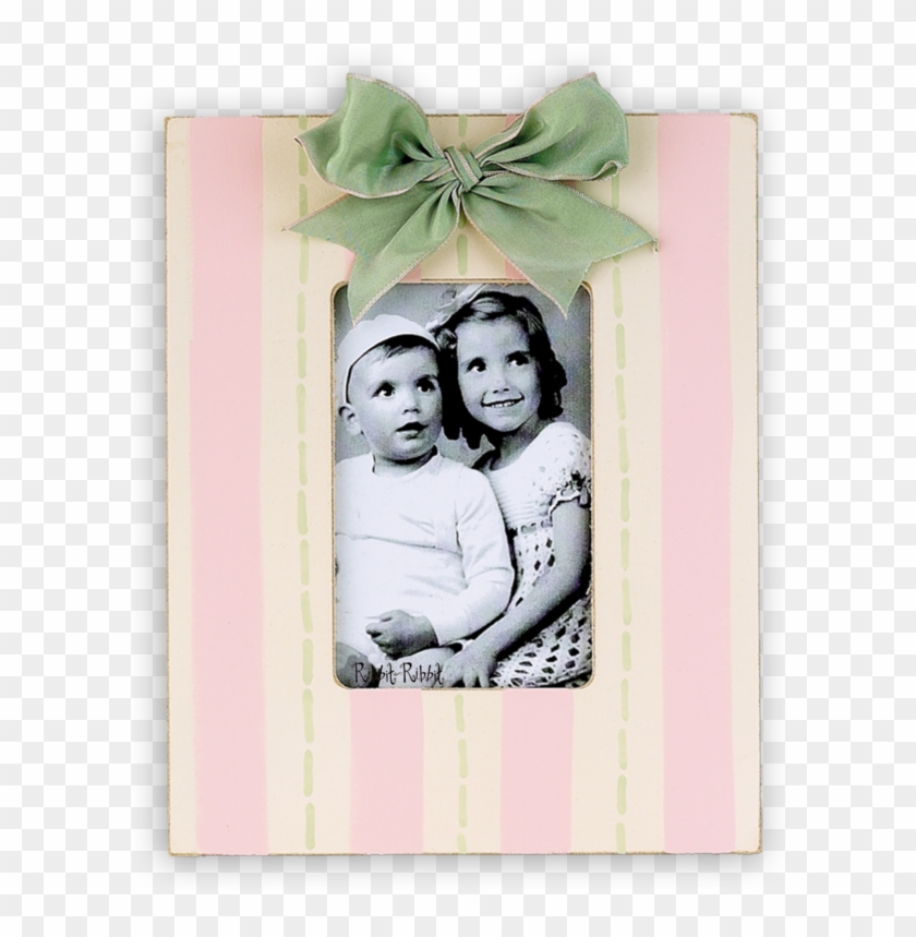 Stripe Rose/leaf - Picture Frame Clipart #2310170