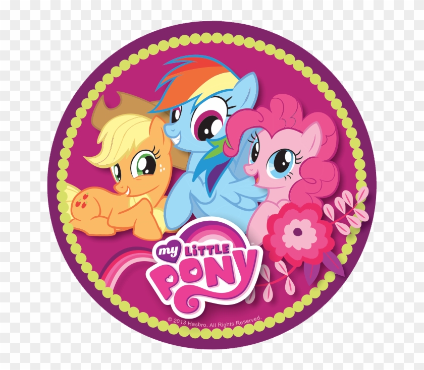 My Little Pony Png File - Little Pony Cupcake Topper Clipart