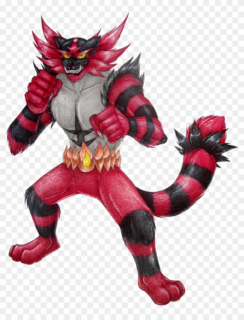1mib, 1024x1302, Img 5560 - Pokemon Realistic Incineroar Clipart