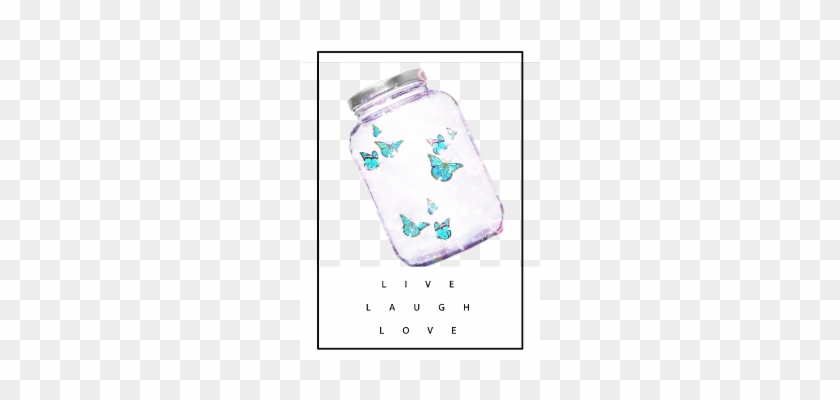 Butterfly Jar Masonjar Purple Galexy Freetoedit - Sock Clipart #2310936