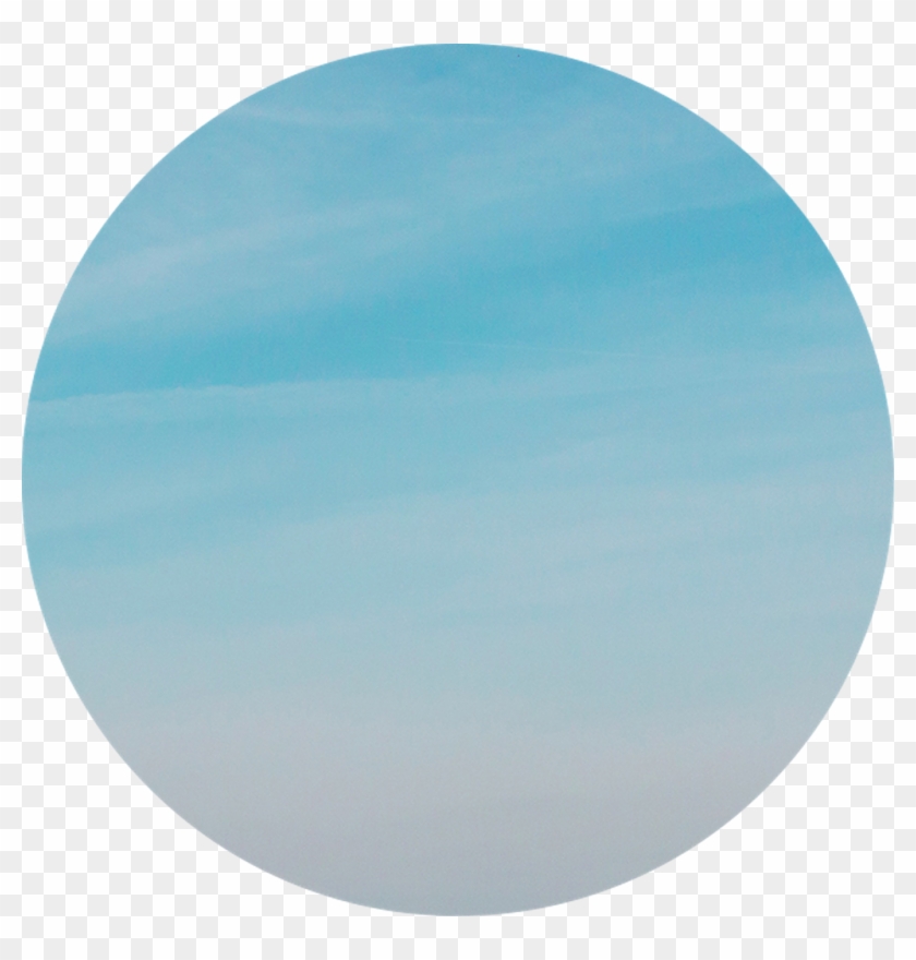 #blue #sky #bluesky #tumblr #background #aesthetic - Circle Clipart #2311065