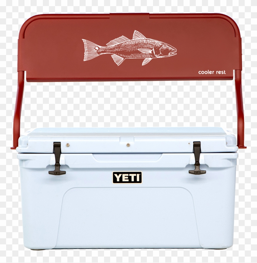 Cooler Rest Redfish On Yeti Cooler 2 Clipart