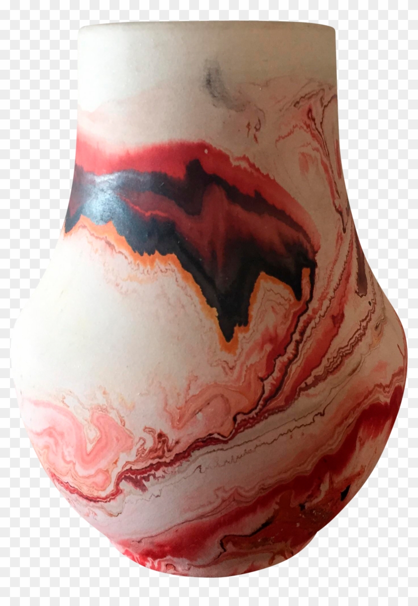 Up For Sale Is This Gorgeous Nemadji Pottery Vase With Clipart