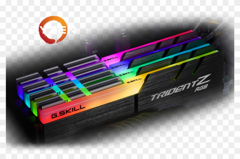 G Skill Trident Z Rgb 16gb , Png Download - G Skill Trident Z Rgb 8gb Ddr4 3000 Clipart #2311431