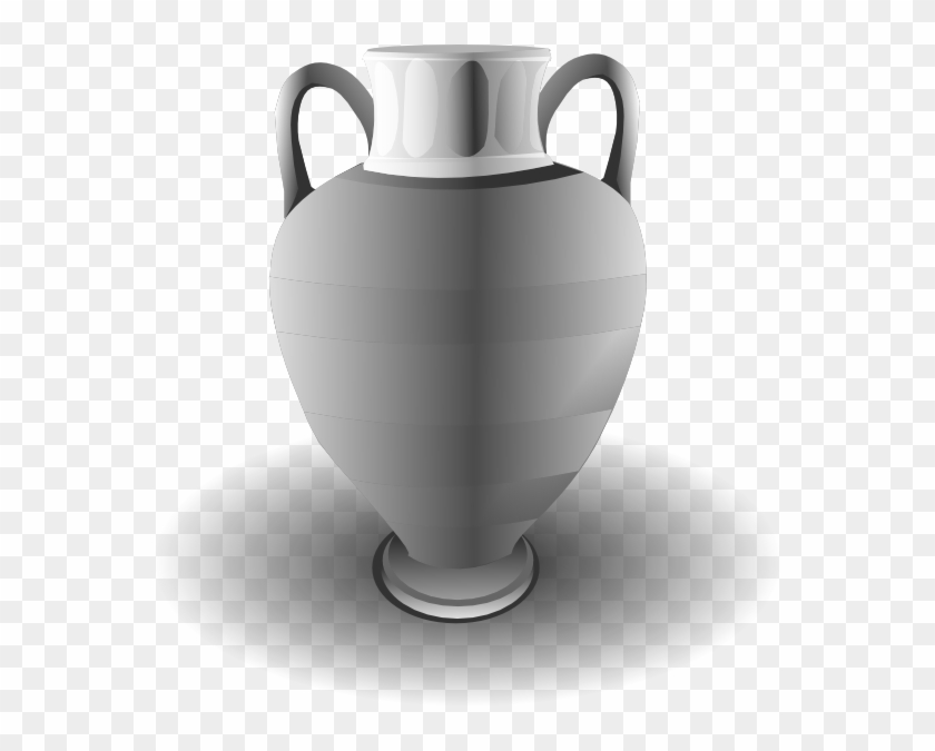 Small - Vase Image Transparent Black And White Clipart #2311491