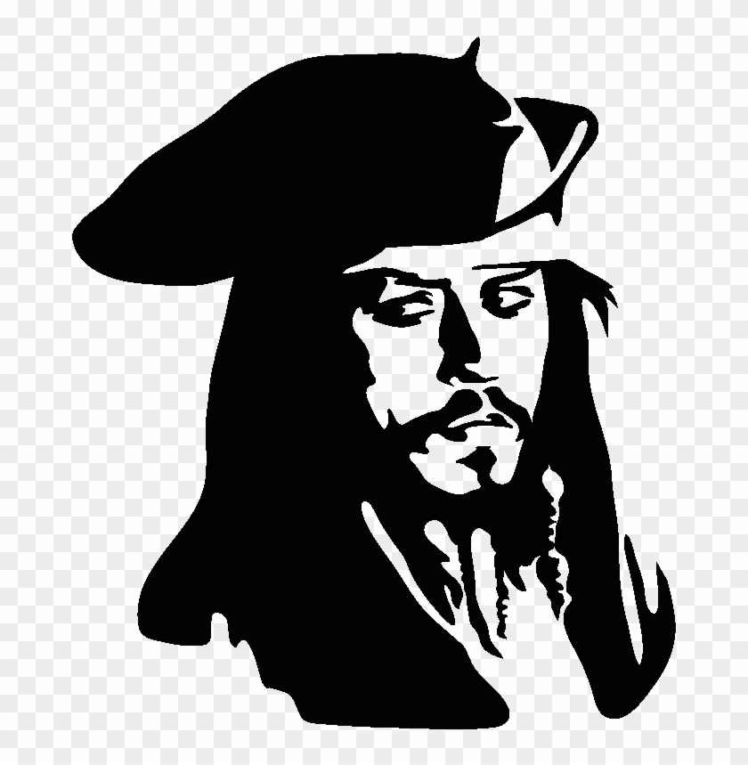 Sticker Capitaine Jack Sparrow Clipart