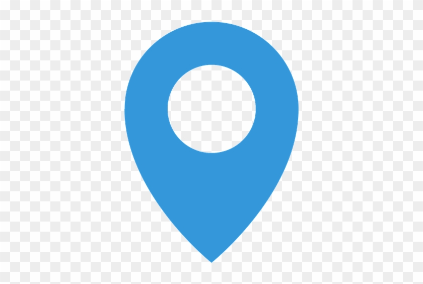 Icon, Contact, Flat, Web, Business, Symbol - Blue Location Icon Png Clipart