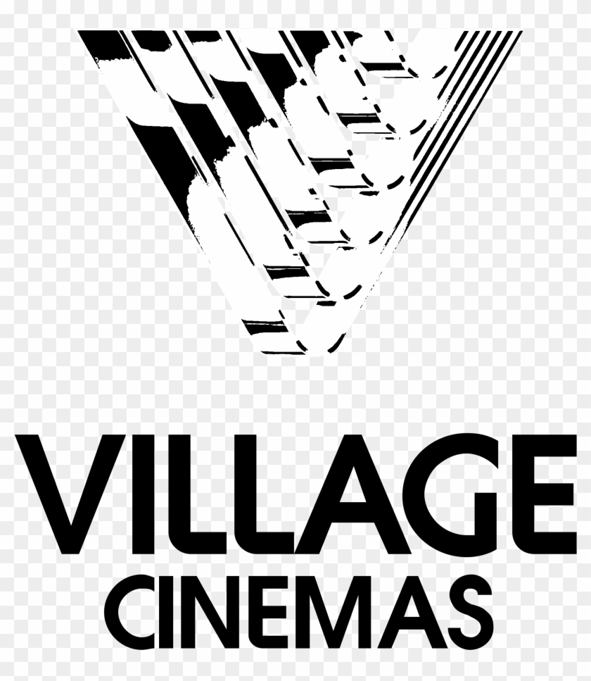 Village Cinemas Logo Black And White - Village Cinemas Australia Logo Clipart