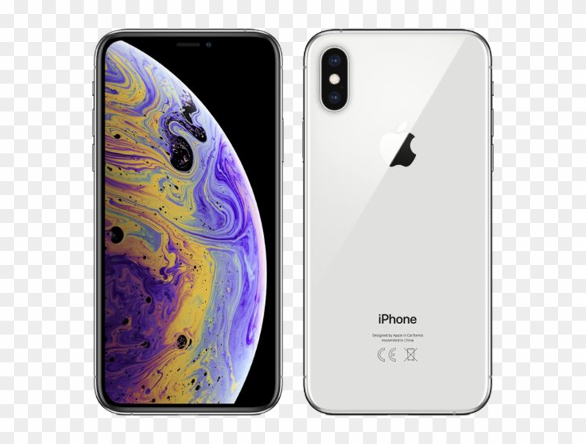 Apple Iphone Xs Max With Facetime - Iphone Xs Silver Color Clipart