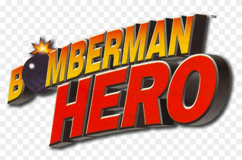 “ Back To Bomberman And The Nintendo - Bomberman Hero Logo Clipart #2312556