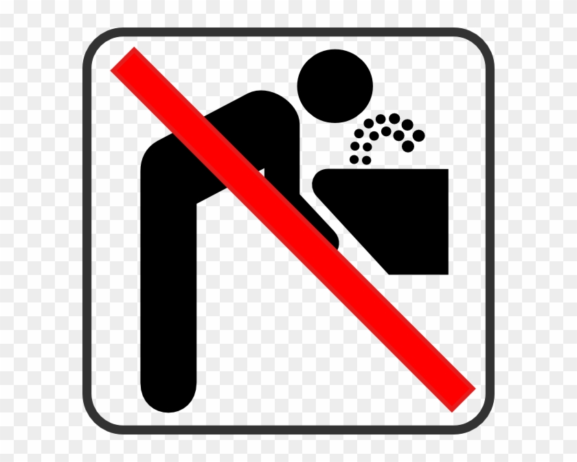 Don T Drink Water Sign Clipart #2312891