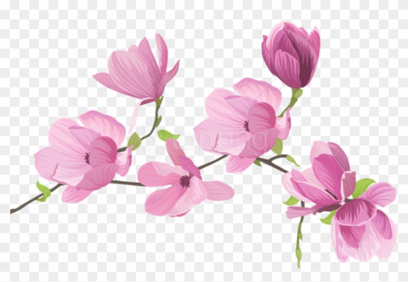 Free Png Spring Tree Flowers Png Images Transparent - Spring Flowers Png Clipart
