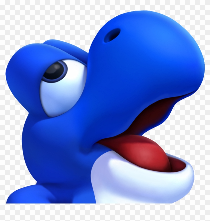 Blue Baby Yoshi Png Clipart Pikpng