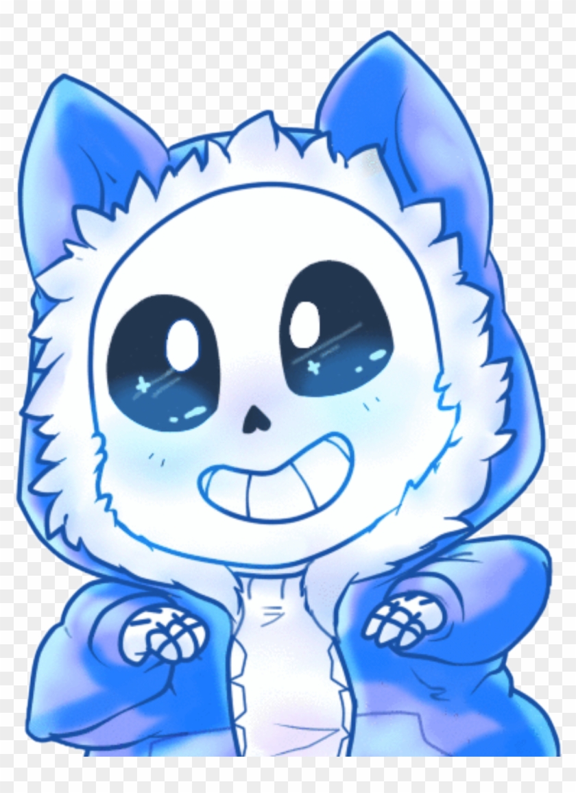#undertale #cat #sans #sanscat #cute #neko #kawaii - Sans Neko Kawaii Clipart