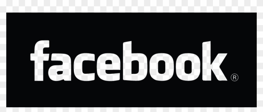 Download Facebook Logo Black White - Facebook Text Logo White Clipart