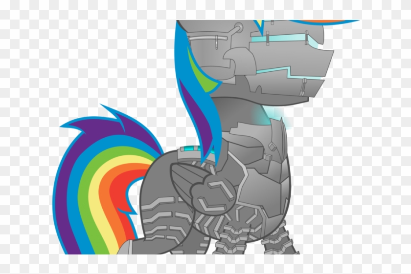 Dead Space Clipart Png - Dead Space Rainbow Dash Transparent Png #2313481