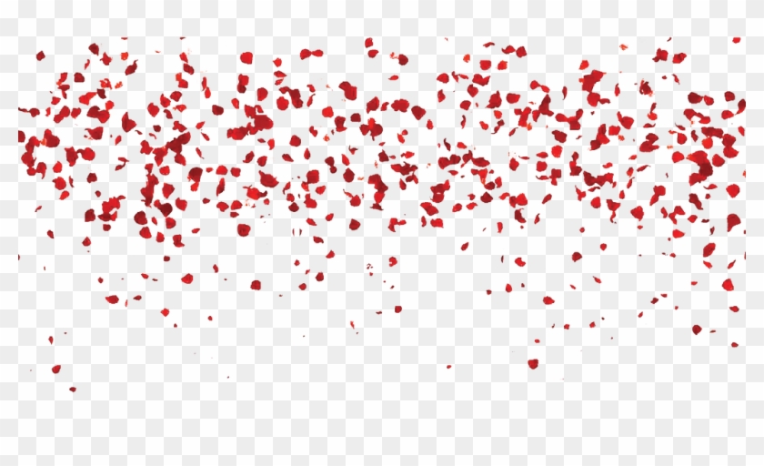 1024 X 576 7 - Falling Rose Petals Transparent Background Clipart