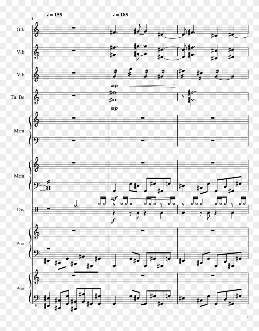 Lg-112621048 Sheet Music 3 Of 32 Pages - Sheet Music Clipart