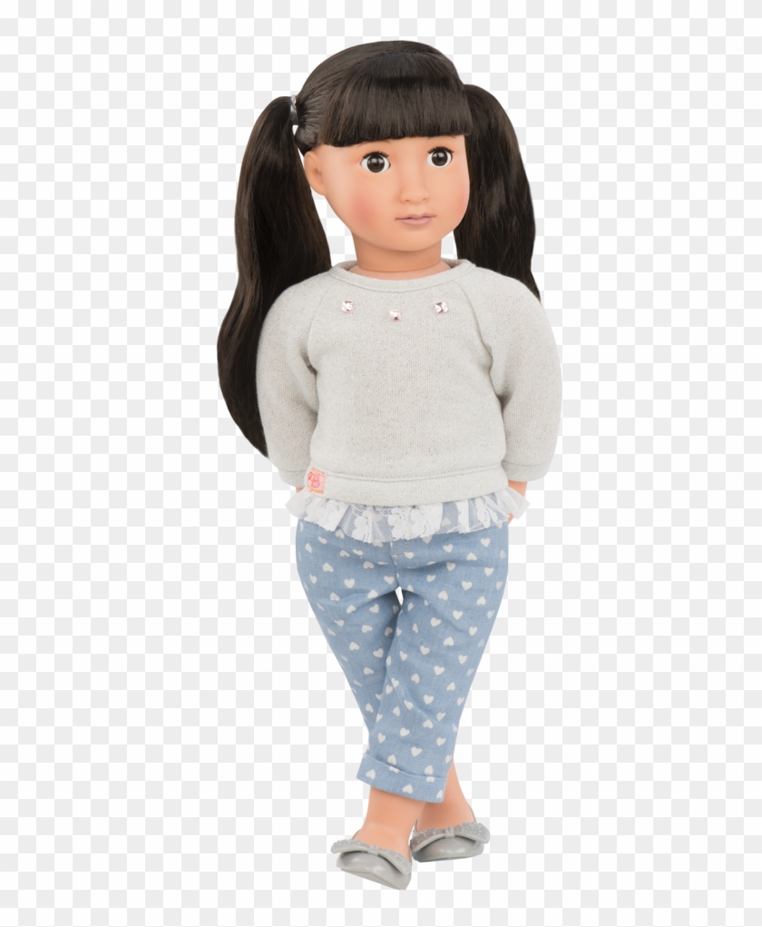 May Lee 18-inch Doll With Bangs - Our Generation May Lee Clipart