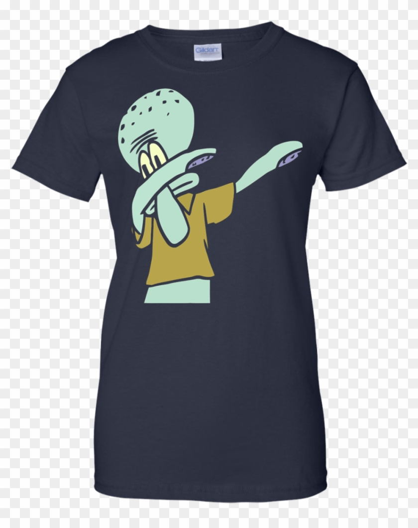 Squidward Dab Shirt Unisex Quality Prime - Shirt Clipart #2314456
