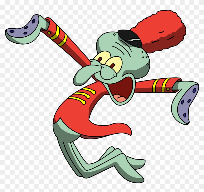 Squidward Dab Wallpaper - Squidward Tentacles Clipart