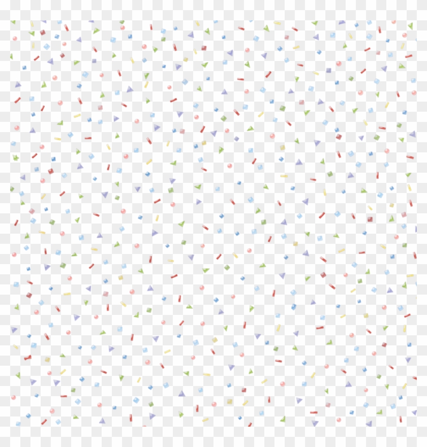 Paper-confetti Happy Birthday Png, Paper Confetti, - Illustration Clipart