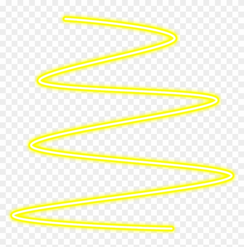 #neon #glow #spiral #yellow #line #lines #freetoedit - Neon Clipart ...