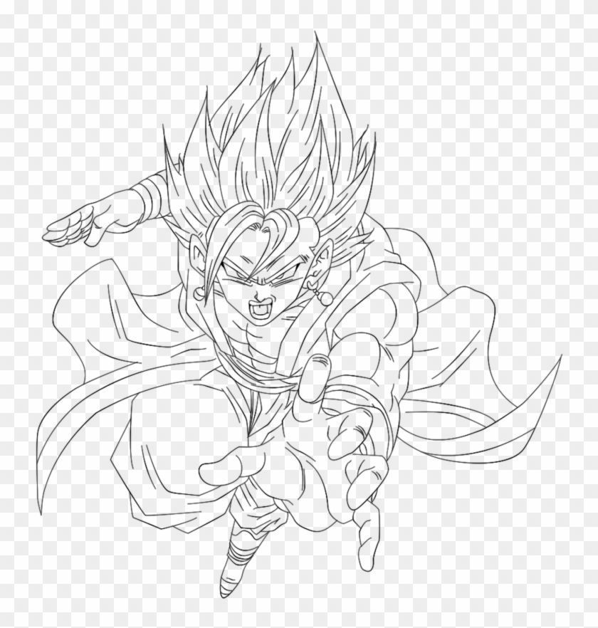 017 Malbuch Malvorlagen Vegito Potentialplayers New - Vegetto Xeno Ssj4 Para Colorear Clipart