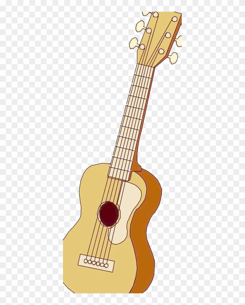 Tiple Ukulele Acoustic Guitar Cartoon Cuatro - Bass Guitar Clipart #2315356