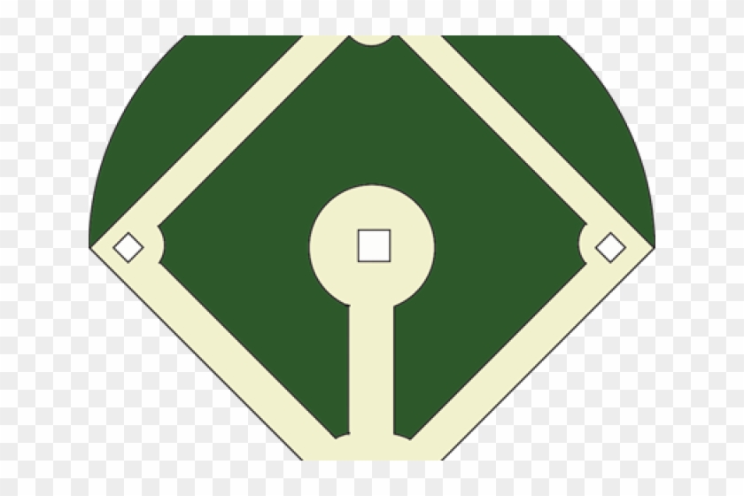 Diamonds Clipart Baseball Field - Baseball Diamond Template - Png Download #2315843