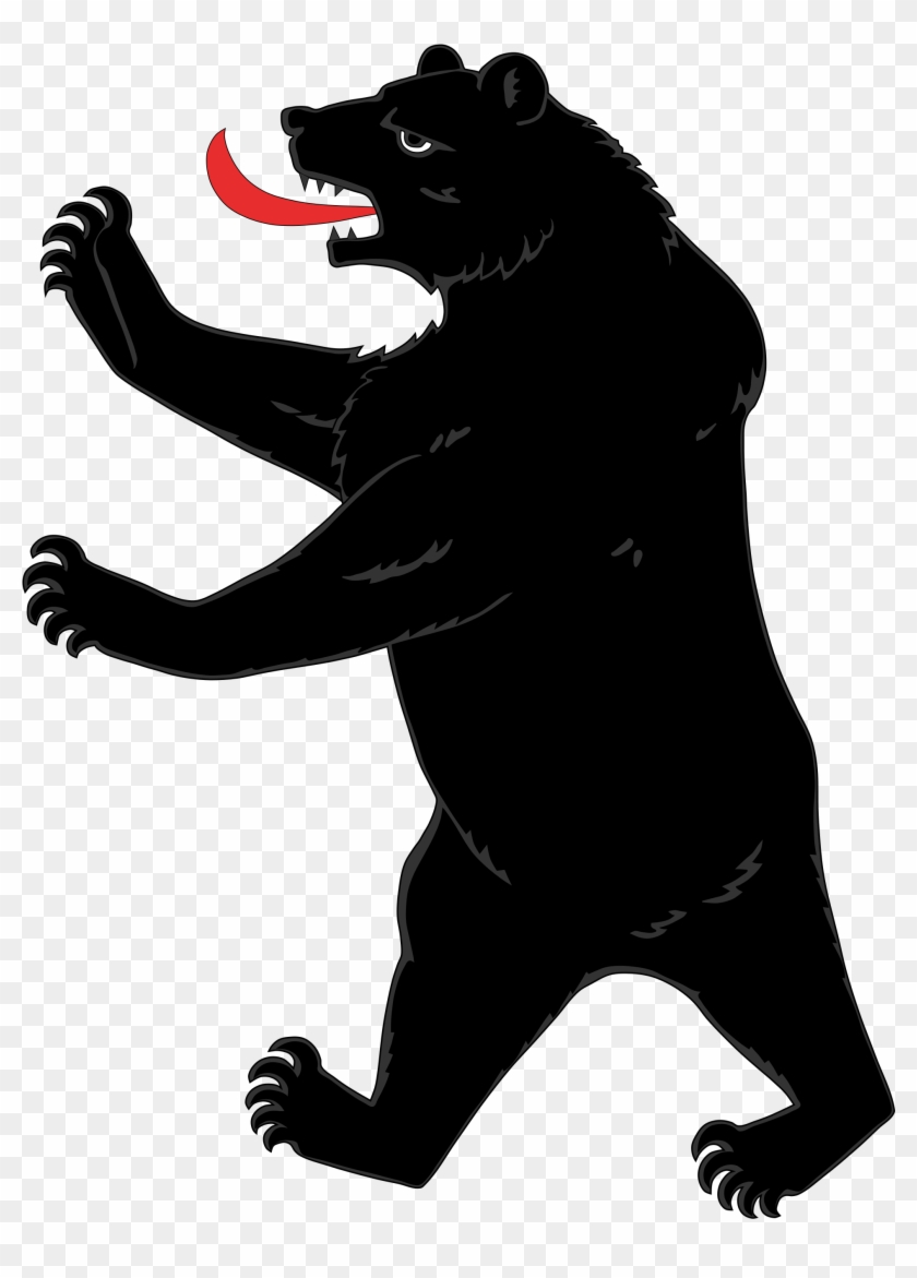Heraldic Bear Png , Png Download - Black Bear Coat Of Arms Clipart #2315871