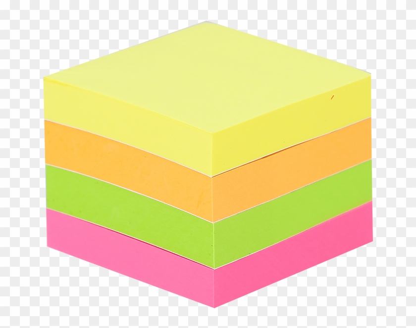 Ea02303 Sticky Notes 76×76mm 3”×3” 100sheets 4 Neon Clipart