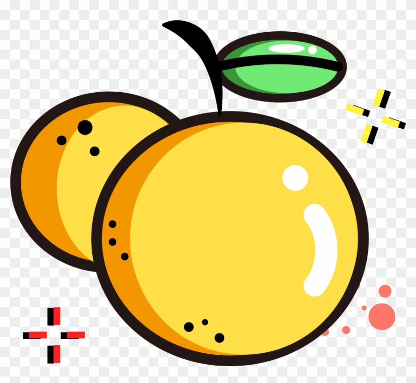 Orange New Year Element Spring Festival Simple Png - Vector Graphics Clipart #2316607